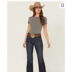 Ariat Blue Flare Wide Leg Jeans